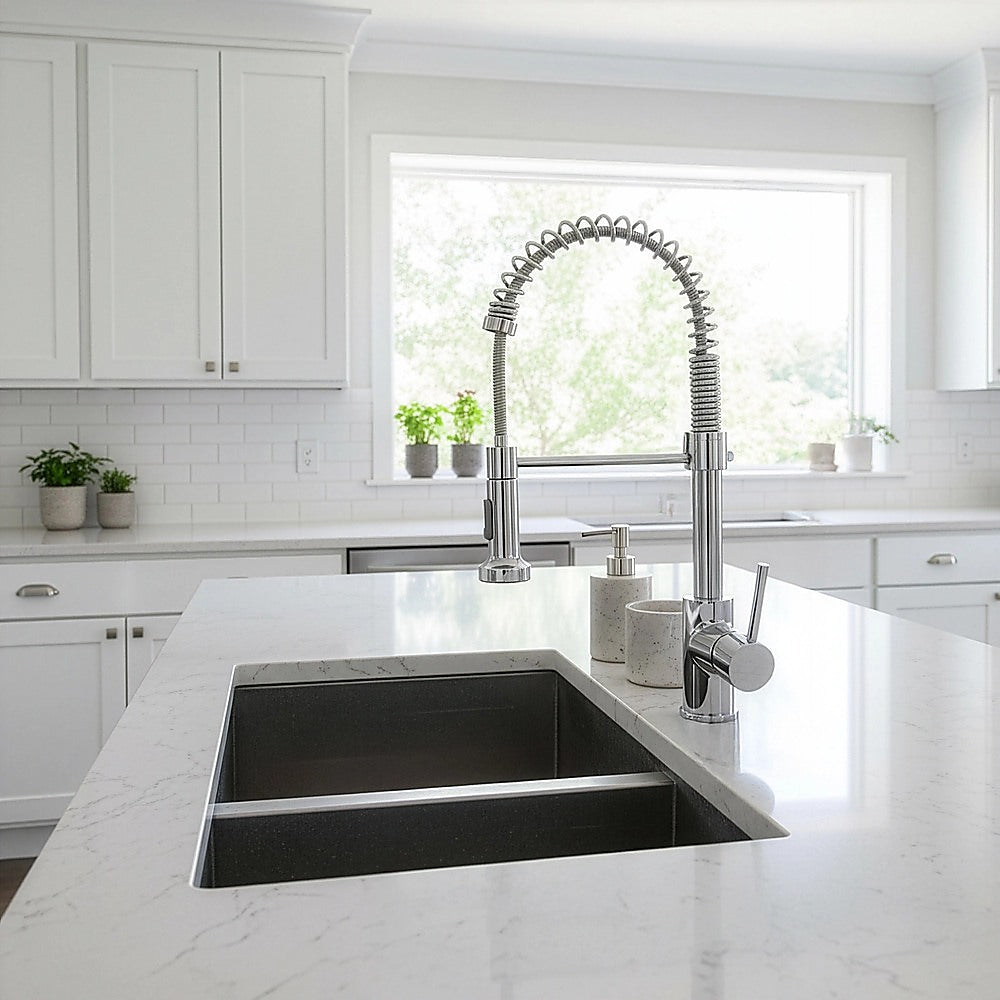 Tap & Sink Accessories: Basin Mixer Tap Faucet w/Extend -Kitchen Laundry Sink