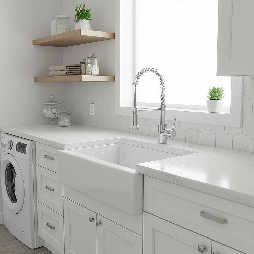 Tap & Sink Accessories: Basin Mixer Tap Faucet w/Extend -Kitchen Laundry Sink