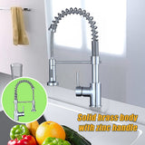 Tap & Sink Accessories: Basin Mixer Tap Faucet w/Extend -Kitchen Laundry Sink