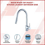 Tap & Sink Accessories: Basin Mixer Tap Faucet -Kitchen Laundry Bathroom Sink