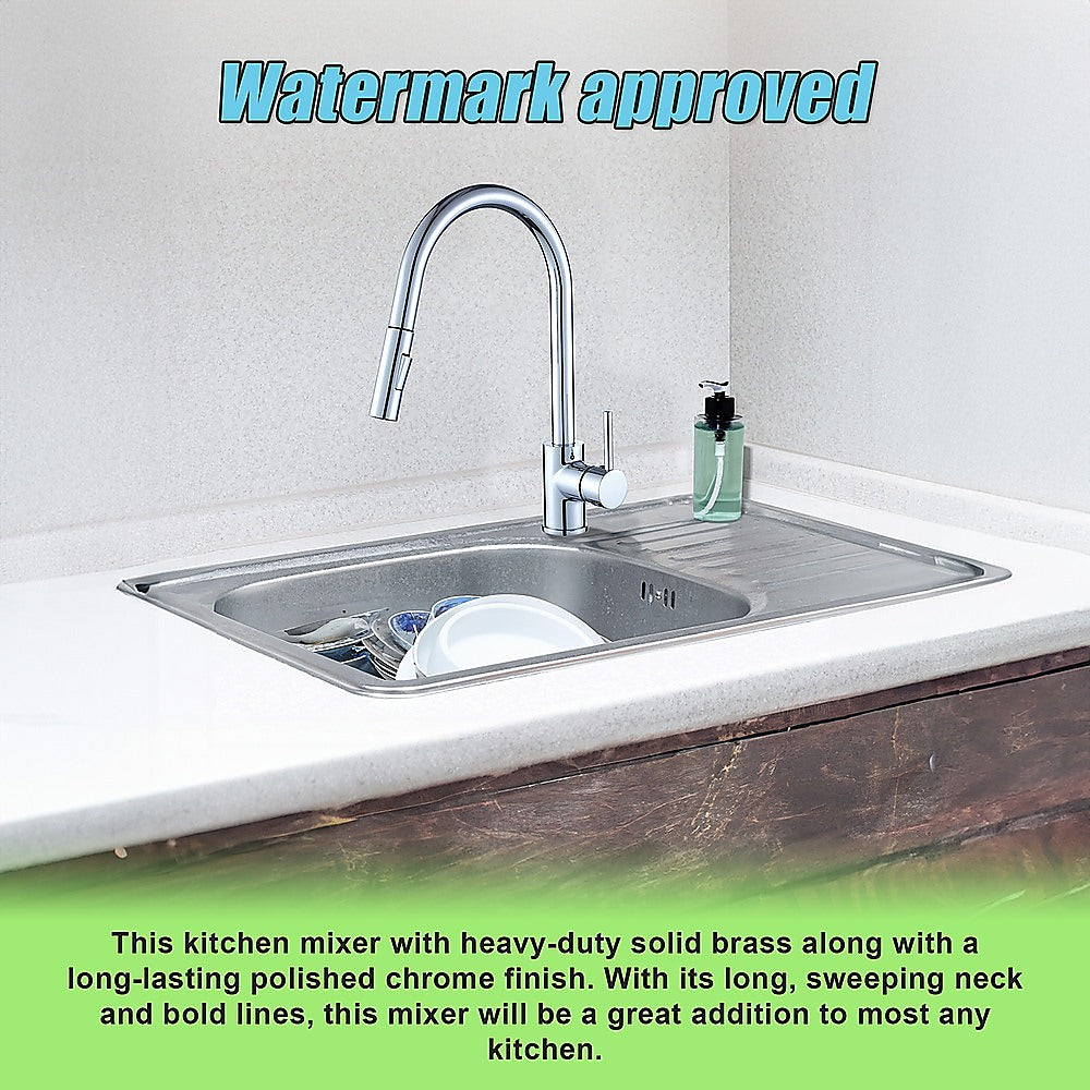 Tap & Sink Accessories: Basin Mixer Tap Faucet -Kitchen Laundry Bathroom Sink