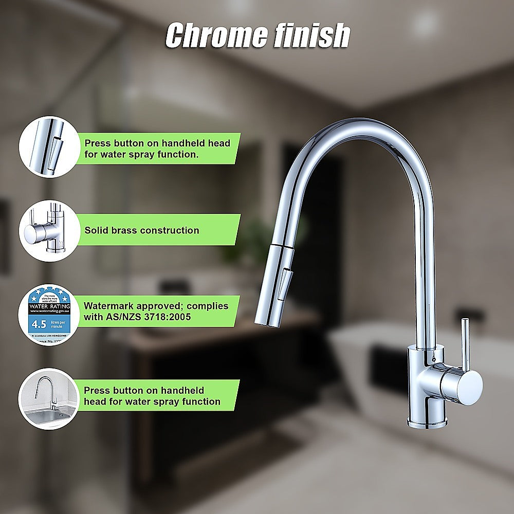 Tap & Sink Accessories: Basin Mixer Tap Faucet -Kitchen Laundry Bathroom Sink