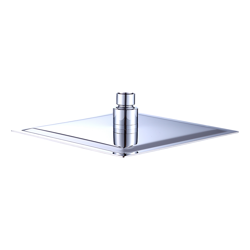 Shower Heads & Screens: 300mm Shower Head Square 304SS Polished Chrome Finish