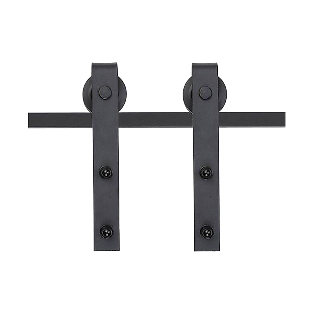 Door Hardware: 1.8m Sliding Barn Door Hardware Heavy Duty Sturdy Kit