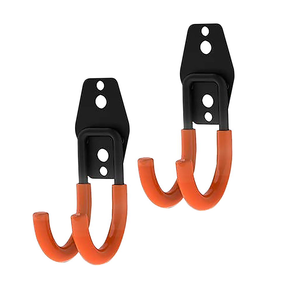 Masonry Tools: 12-Pack Wall Mount Garage Hooks Tool Storage Workshop Organiser Heavy Duty Steel