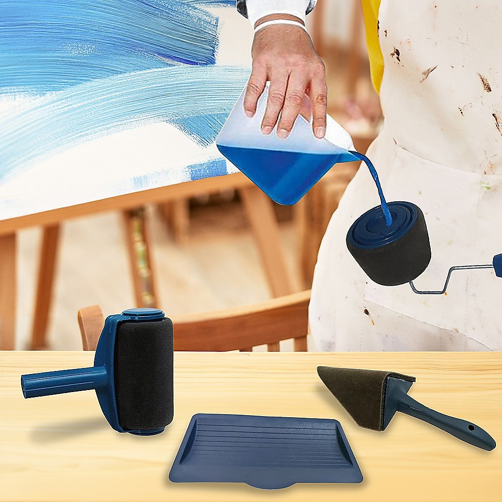 Painting Tools: Paint / Painting Set Self-Contained Drip Splatter Roller