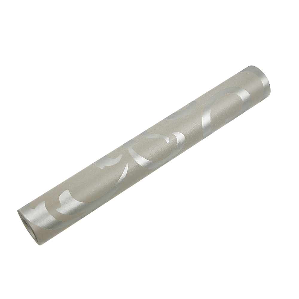 Kitchen & Bathroom DIY: Wallpaper Silver Flower Pattern Non-woven Wall Paper Roll