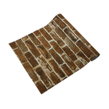 Kitchen & Bathroom DIY: Wallpaper Faux Brick Wall Paper Roll