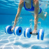 2x Water Aerobics Dumbbell EVA Aquatic Barbell Aqua Fitness