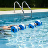 2x Water Aerobics Dumbbell EVA Aquatic Barbell Aqua Fitness