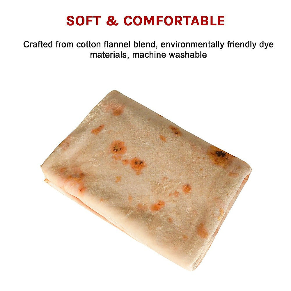 Blankets & Throws: Tortilla Blanket Burrito 180cm Blanket Throw Rug