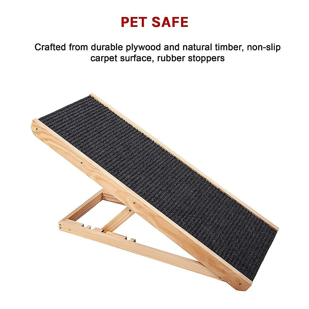 Dog Steps & Ramps: Dog Ramp Pet Ramp Adjustable Heights Portable