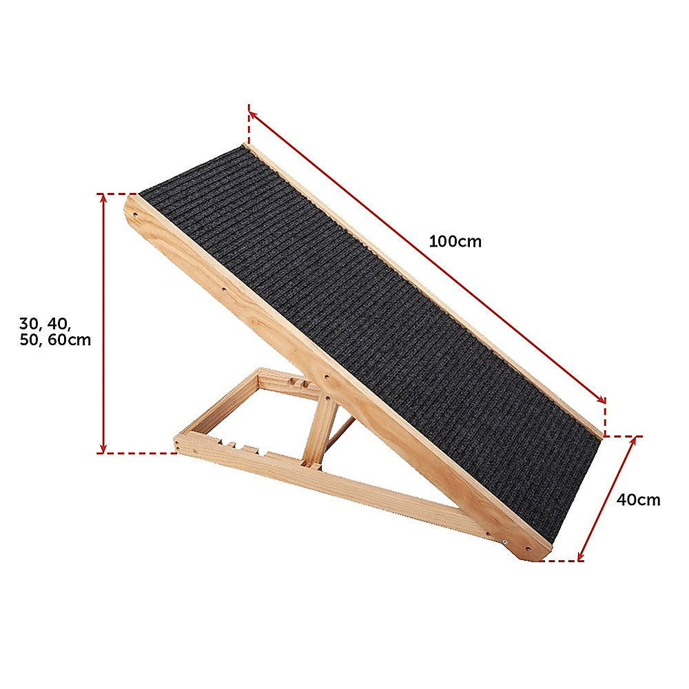 Dog Steps & Ramps: Dog Ramp Pet Ramp Adjustable Heights Portable