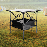 Cooktops & Stoves: Folding Collapsible Camping Table Caravan RV Heavy Duty Steel & Aluminium