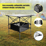 Cooktops & Stoves: Folding Collapsible Camping Table Caravan RV Heavy Duty Steel & Aluminium