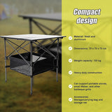 Cooktops & Stoves: Folding Collapsible Camping Table Caravan RV Heavy Duty Steel & Aluminium