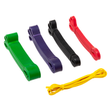 Yoga & Pilates: Resistance Band Loop Set of 5 Heavy Duty Gym Yoga Workout