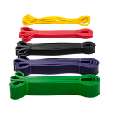 Yoga & Pilates: Resistance Band Loop Set of 5 Heavy Duty Gym Yoga Workout