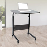 Storage Cabinets: Mobile Laptop Desk Bed Stand Computer Table Adjustable Notebook Bedside Table