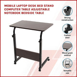 Storage Cabinets: Mobile Laptop Desk Bed Stand Computer Table Adjustable Notebook Bedside Table
