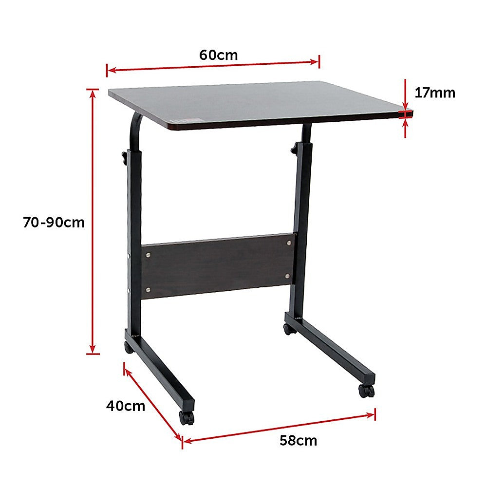 Storage Cabinets: Mobile Laptop Desk Bed Stand Computer Table Adjustable Notebook Bedside Table
