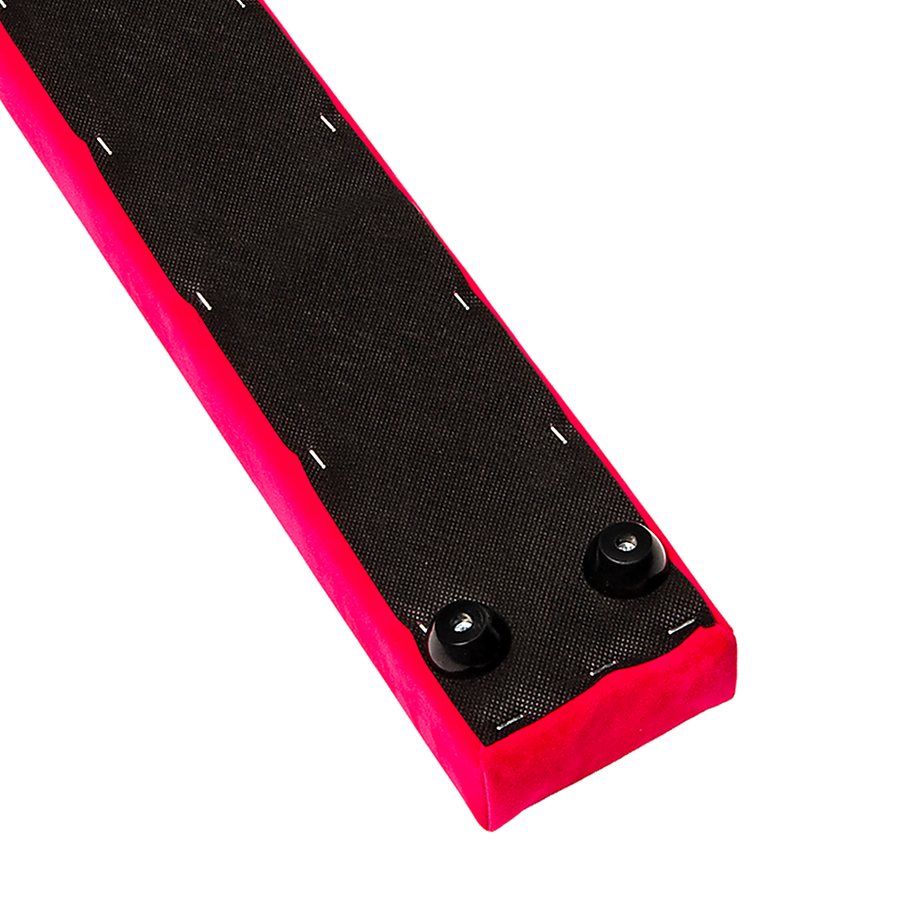 Gym Equipment & Accessories: 2.4m (8FT) Gymnastics Folding Balance Beam Pink Synthetic Suede
