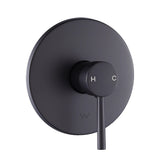 Tap & Sink Accessories: Shower Bath Mixer Tap Bathroom Electroplated Matte Black