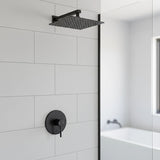 Tap & Sink Accessories: Shower Bath Mixer Tap Bathroom Electroplated Matte Black