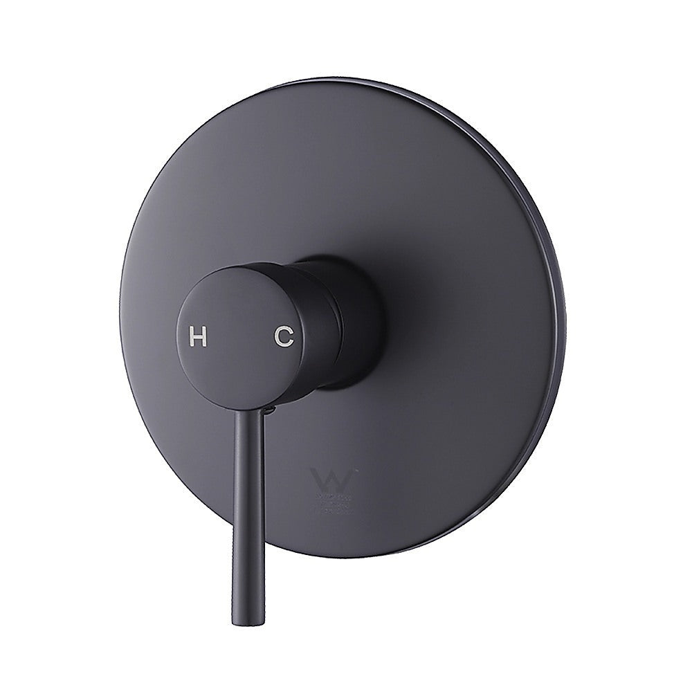 Tap & Sink Accessories: Shower Bath Mixer Tap Bathroom Electroplated Matte Black
