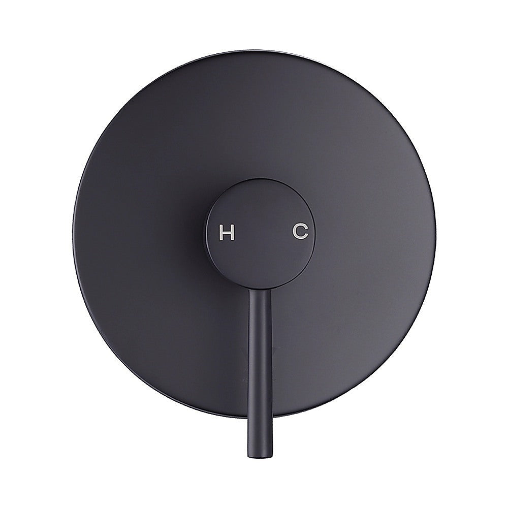 Tap & Sink Accessories: Shower Bath Mixer Tap Bathroom Electroplated Matte Black