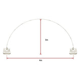 Gardening Accessories: 3x4m Full Set Balloon Arch Column Kit Floor Base Stand For Wedding & Party