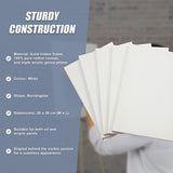 Arts & Crafts: 5 pack of 20x30cm Artist Blank Stretched Canvas Canvases Art Large White Range Oil Acrylic Wood