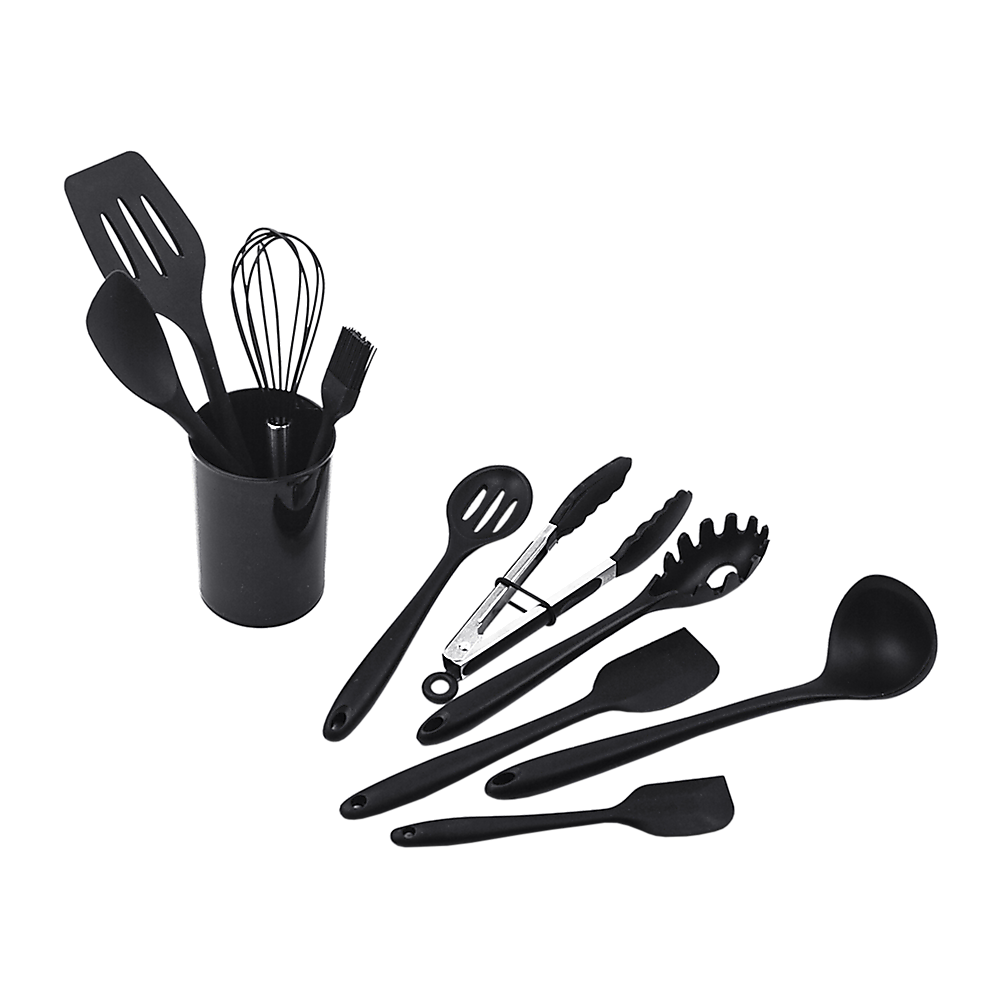 Kitchen Utensils: 11pcs Kitchen Utensil Set Silicone Heat-Resistant Non-Stick Kitchen Utensils kit