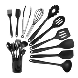 11pcs Kitchen Utensil Set Silicone Heat-Resistant Non-Stick Kitchen Utensils kit
