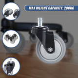 Office & Desk Chairs: 5x Office Chair Caster Wheels Set  Heavy Duty Universal Replacement for All Floors