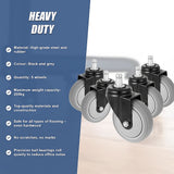 Office & Desk Chairs: 5x Office Chair Caster Wheels Set  Heavy Duty Universal Replacement for All Floors