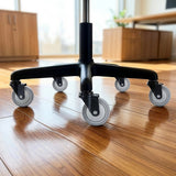 Office & Desk Chairs: 5x Office Chair Caster Wheels Set  Heavy Duty Universal Replacement for All Floors