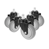 Office & Desk Chairs: 5x Office Chair Caster Wheels Set  Heavy Duty Universal Replacement for All Floors