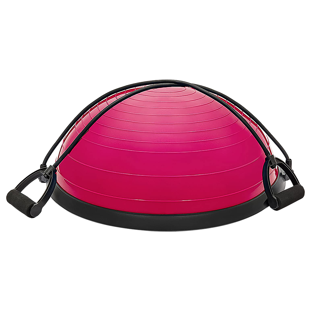 Yoga & Pilates: Yoga Balance Trainer Exercise Ball for Arm, Leg, Core Workout with Pump, 2 Resistance Bands