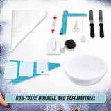 164Pcs Cake Decorating Kit Turntable Rotating Baking Flower Icing Piping Nozzles