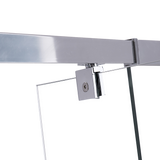Adjustable Semi Frameless Shower Screen (74~82) x 195cm Australian Safety Glass