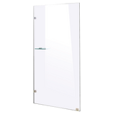 900 x 2000mm Frameless 10mm Safety Glass Shower Screen