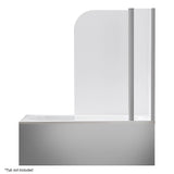 180 Degree Pivot Door 6mm Safety Glass Bath Shower Screen 1000x1400mm By Della Francesca