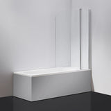 180 Degree Pivot Door 6mm Safety Glass Bath Shower Screen 1000x1400mm By Della Francesca