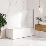 180 Degree Pivot Door 6mm Safety Glass Bath Shower Screen 900x1400mm By Della Francesca