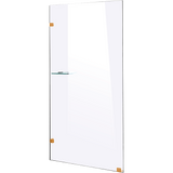 800 x 2100mm Frameless 10mm Safety Glass Shower Screen
