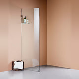 800 x 2000mm Frameless 10mm Safety Glass Shower Screen