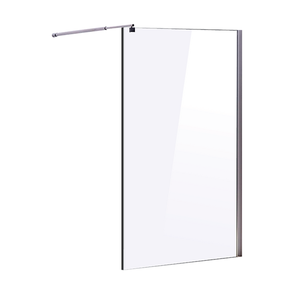 1000 x 2000mm Frameless 10mm Safety Glass Shower Screen