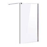 1100 x 2000mm Frameless 10mm Safety Glass Shower Screen