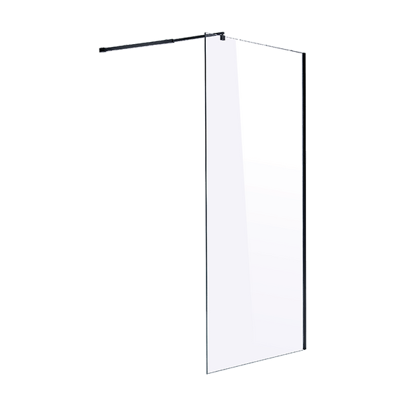 1100 x 2000mm Frameless 10mm Safety Glass Shower Screen